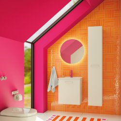 Dansani Mido+ Hjskab 175 cm hvid mat m/1 lge