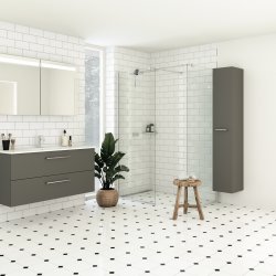 Dansani Mido+ Hjskab 175 cm gr mat m/1 lge