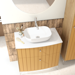 Dansani Daisy greb blank krom 24