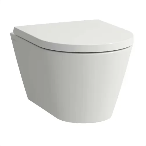 Kartell Laufen kompakt vghngt toilet, Rimless, mat hvid