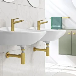 Gustavsberg Epic hndvaskarmatur brstet messing