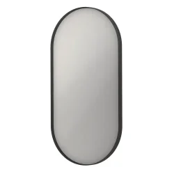  Sanibell INK SP21 ovalt spejl 40x80cm p matsort aluramme