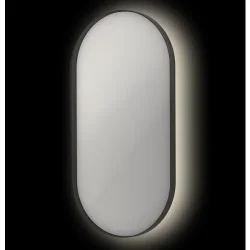  Sanibell INK SP21 ovalt spejl 40x80cm p matsort aluramme