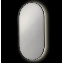 Sanibell INK SP21 ovalt spejl 60x120cm p matsort aluramme
