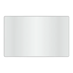 Loevschall Refine spejl med ramme, matsort, 75x120 cm