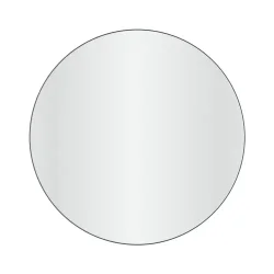 Loevschall Refine spejl med ramme, matsort, 80 cm