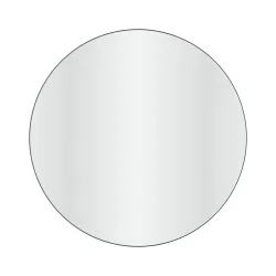 Loevschall Refine spejl med ramme, matsort, 100 cm