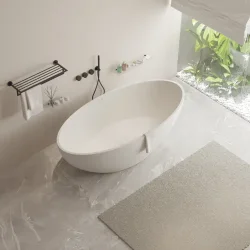  Ideavit solidellipse fritstende solid surface badekar 180x88cm mathvid