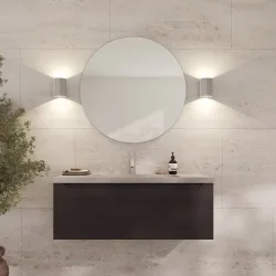 Loevschall Sekvens vglampe med up and down lights i aluminium