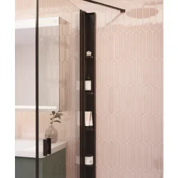 Dansani Tower 197,5x10x10 cm, til model D, 5 hylder, sort