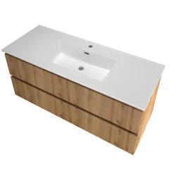 Sanibell Proline mbelst 121x46cm urban eg med 2 softclose skuffer