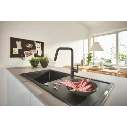 GROHE Eurosmart Kkkenarmatur med udtrk i matsort