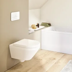  Villeroy &amp; Boch Architectura vghngt toilet, uden skyllekant, rengringsvenlig, hvid