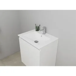 Sanibell Online mbelst m/ 2 lger, 61x46cm - Hvid hjglans