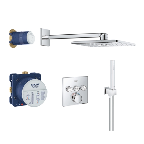 GROHE Grohtherm SmartControl Cube indbygningsløsning, krom