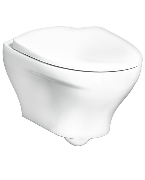 Gustavsberg Estetic væghængt toilet med åben skyllerand og C+