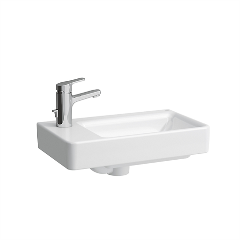 Laufen Pro-s håndvask 48 x 48 cm med hanehul til venstre