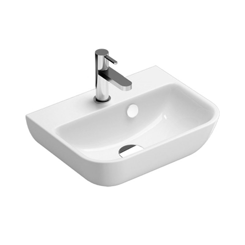 CATALANO SFERA45 Vask 45 x 34 mm med hanehul, med overløb, boltmontering