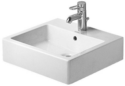 Duravit Vero håndvask, 500x470 mm, med Wondergliss