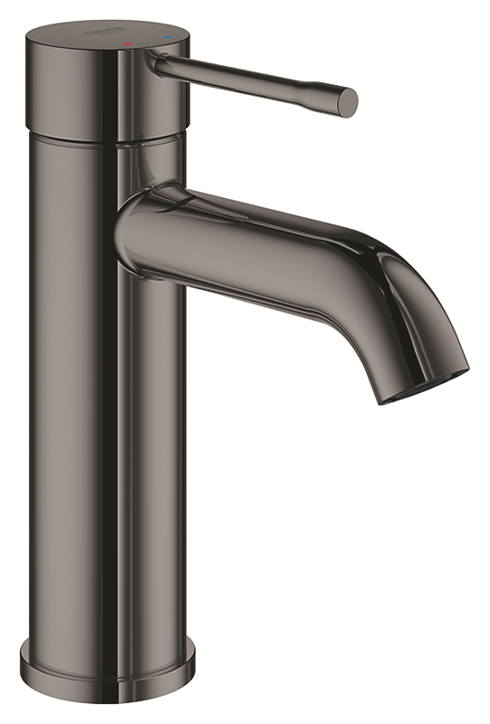 GROHE Essence S-size håndvaskarmatur uden bundventil - antracit grå inspireret poleret hard graphite