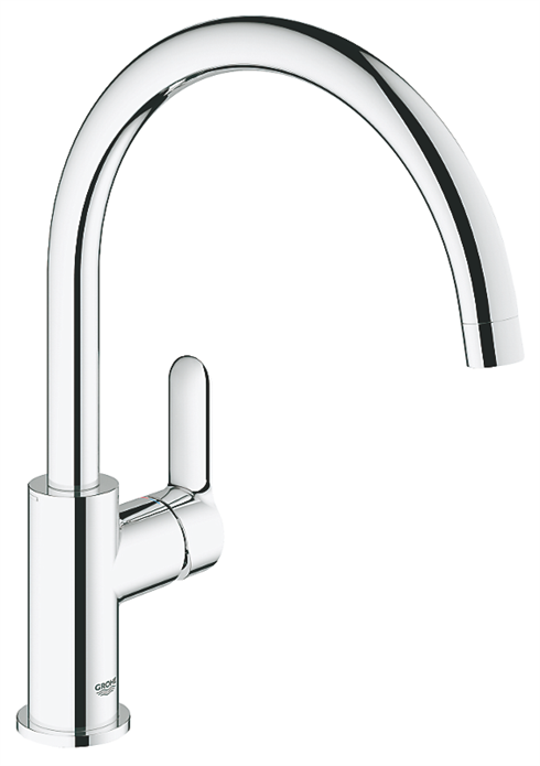 GROHE BauEdge køkkenarmatur med svingbar tud. Krom