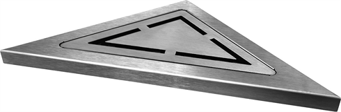 unidrain® Anniversario sæbehylde, børstet rustfrit