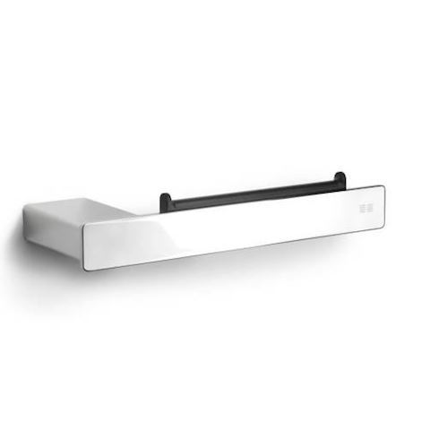 Unidrain Reframe toiletrulleholder poleret, blankt stål