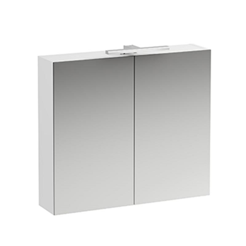 Laufen Base spejlskab 80 cm med LED-lys. Hvid