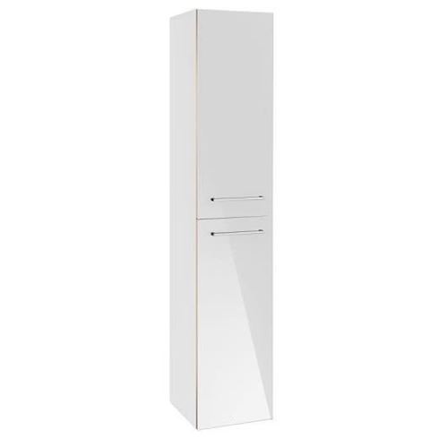V&B A894 Avento højskab Venstre Crystal White 176x37x35cm