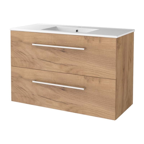 Sanibell Basicline møbelsæt 100x46 cm. Whiskey Eg