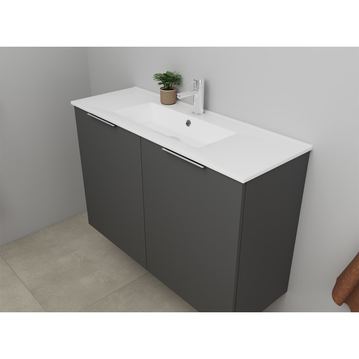 Sanibell Online møbelsæt 101x36cm mat antracit med 2 låger
