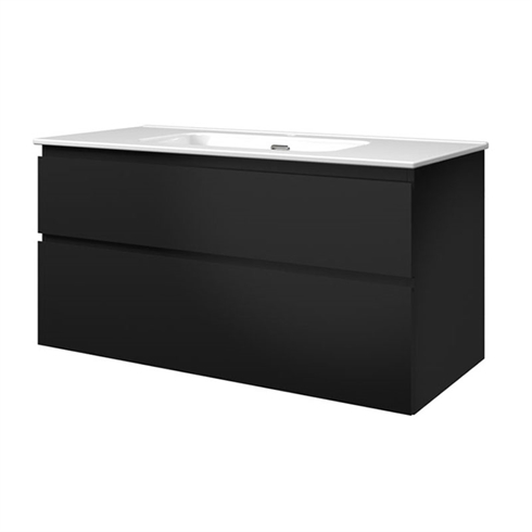 Sanibell Proline møbelsæt 100 x 46 cm, 2 softclose skuffer. Matsort