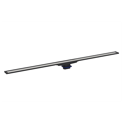 Geberit CleanLine20 afløbsrende L30-130cm, antracit/børstet stål