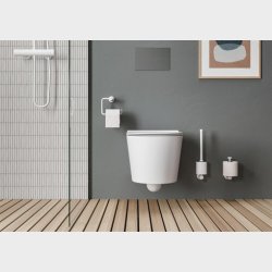 Damixa Silhouet reservepapirholder. Mat hvid