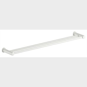 Damixa Silhouet hndkldestang dobbelt 800 mm. Mat hvid