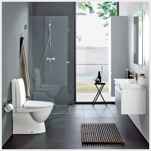 Laufen Pro N gulvstende toilet inkl. sde / Inkl. levering og montering