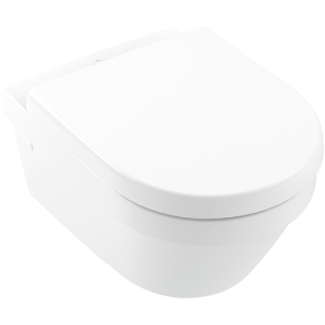  V&B Architectura h�ngesk�l med softclose toilets�de, �ben skyllerand, hygienic flush