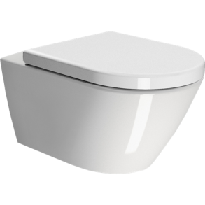GSI Kube X vgtoilet 55x35cm med swirlflush og skjult montering