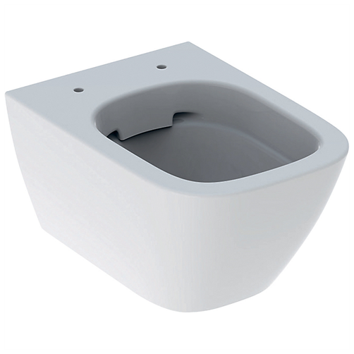 Geberit SMYLE Rimfree væghængt toilet, kort model 490mm. Hvid