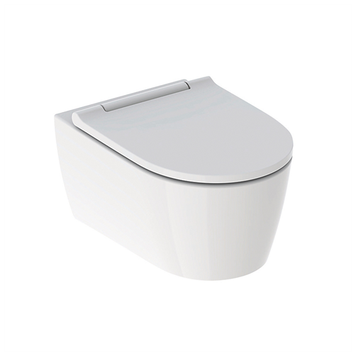 Geberit One væghængt toilet inkl. sæde med softclose og quick-release, hvid