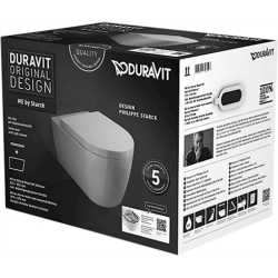 Duravit ME by Starck vgtoilet og sde. ben skylle-rand og SoftClose