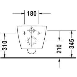 Duravit ME by Starck vgtoilet og sde. ben skylle-rand og SoftClose