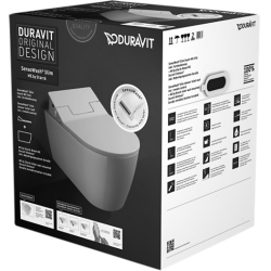 Duravit SensoWash Slim sampakke ME by Starck vgtoilet med ben skylle-rand og bidetsde