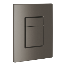 GROHE Skate Cosmopolitan betjeningsplade 2-skyls og start/stop, Brstet Hard Graphite