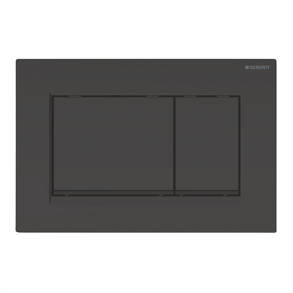 Geberit Sigma30 betjeningsplade. Sort/matsort