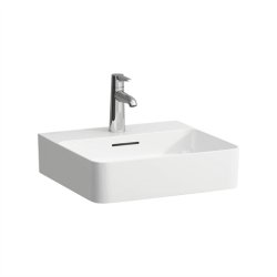 Laufen Val hndvask 450 x 420 mm. Med 1 hanehul &amp; saphir keramik