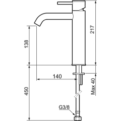 Mora hndvaskarmatur, inxx ii soft medium, mat-gr