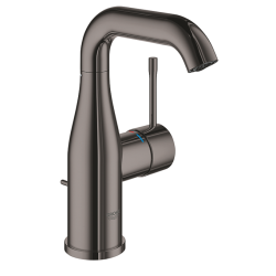 GROHE Essence M-size hndvaskarmatur med bundventil - antracit gr inspireret poleret hard graphite