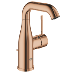 GROHE Essence M-Size hndvaskarmatur med bundventil - kobberinspirerede farve poleret warm sunset