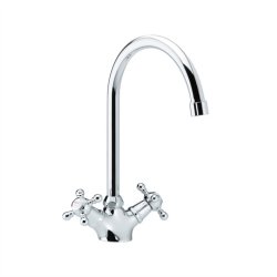 Damixa Tradition kkkenarmatur med to greb. Krom 
